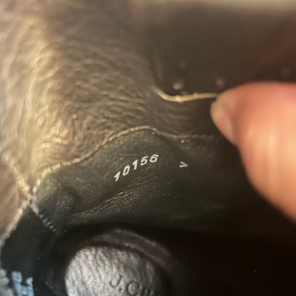 J. Crew Ryder short leather black buckle boot sz 7 - Picture 8 of 9